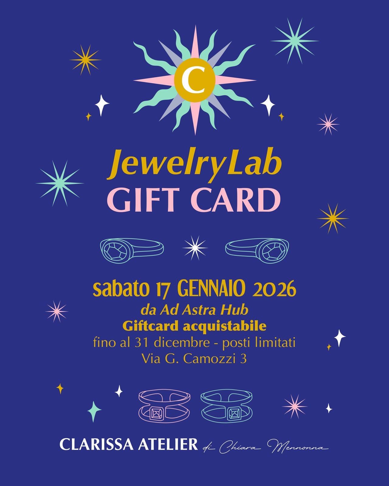Gift Card - workshop di gioiello a cera persa