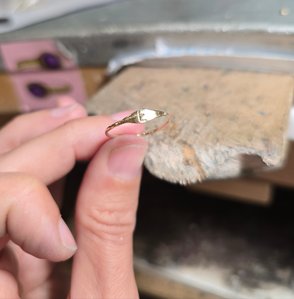 Initials Ring