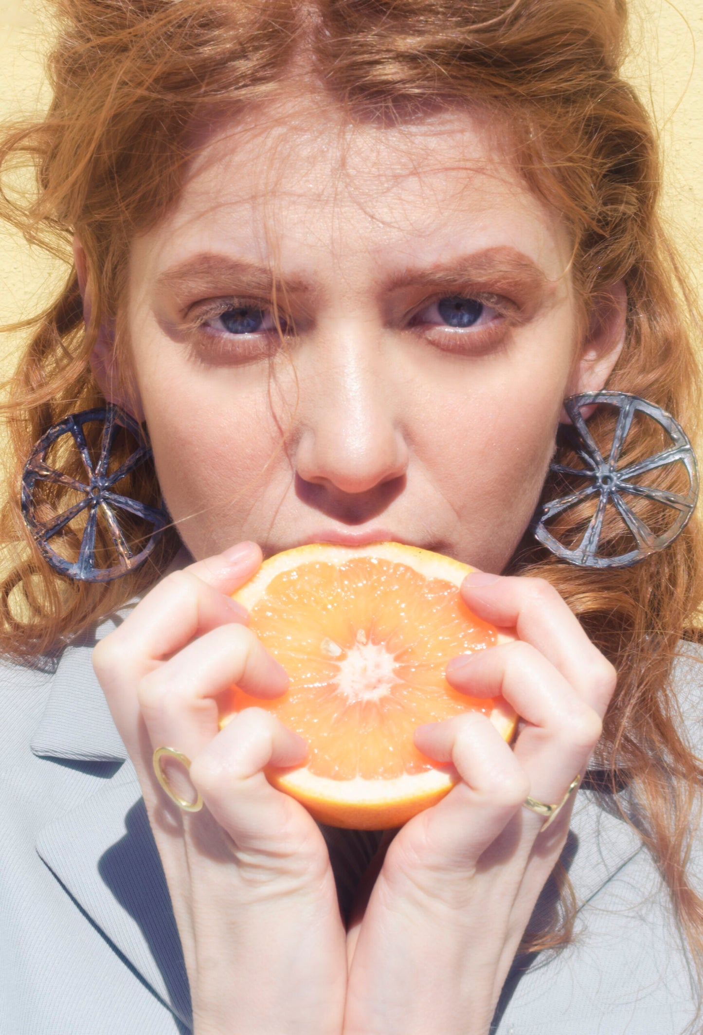 Orange Earrings
