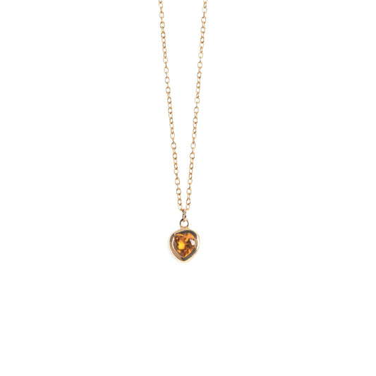 Sailor small chunchy heart pendant