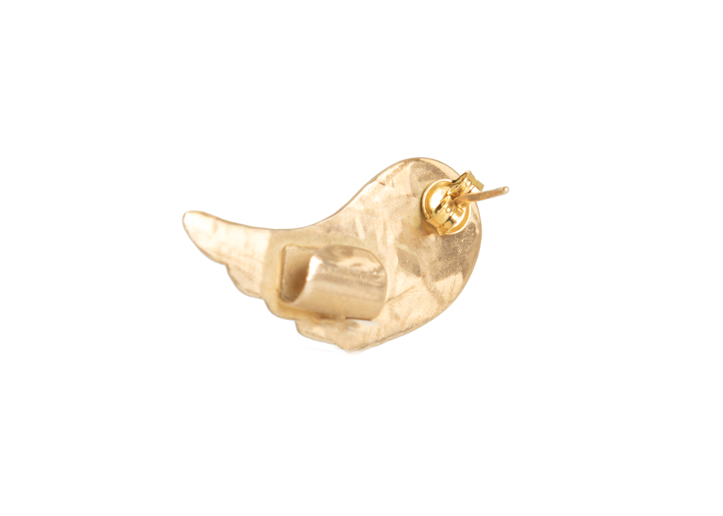 Angel wing mono earring