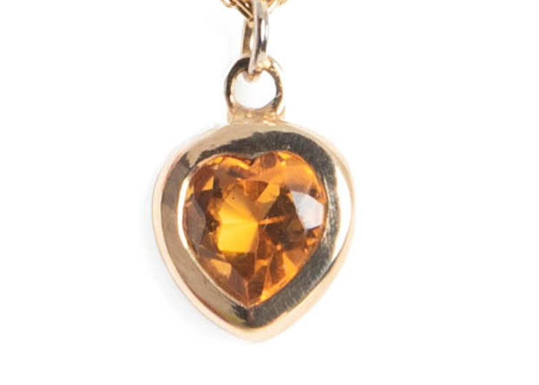Sailor small chunchy heart pendant