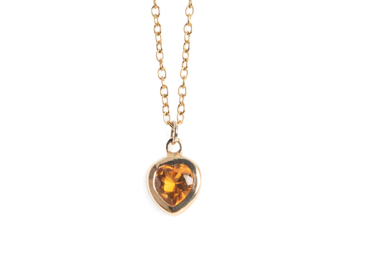 Sailor small chunchy heart pendant