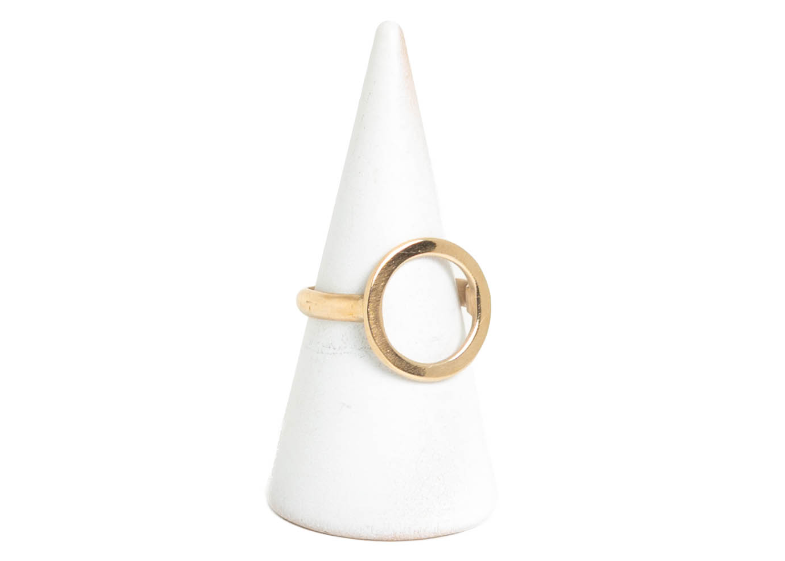 Olive round ring