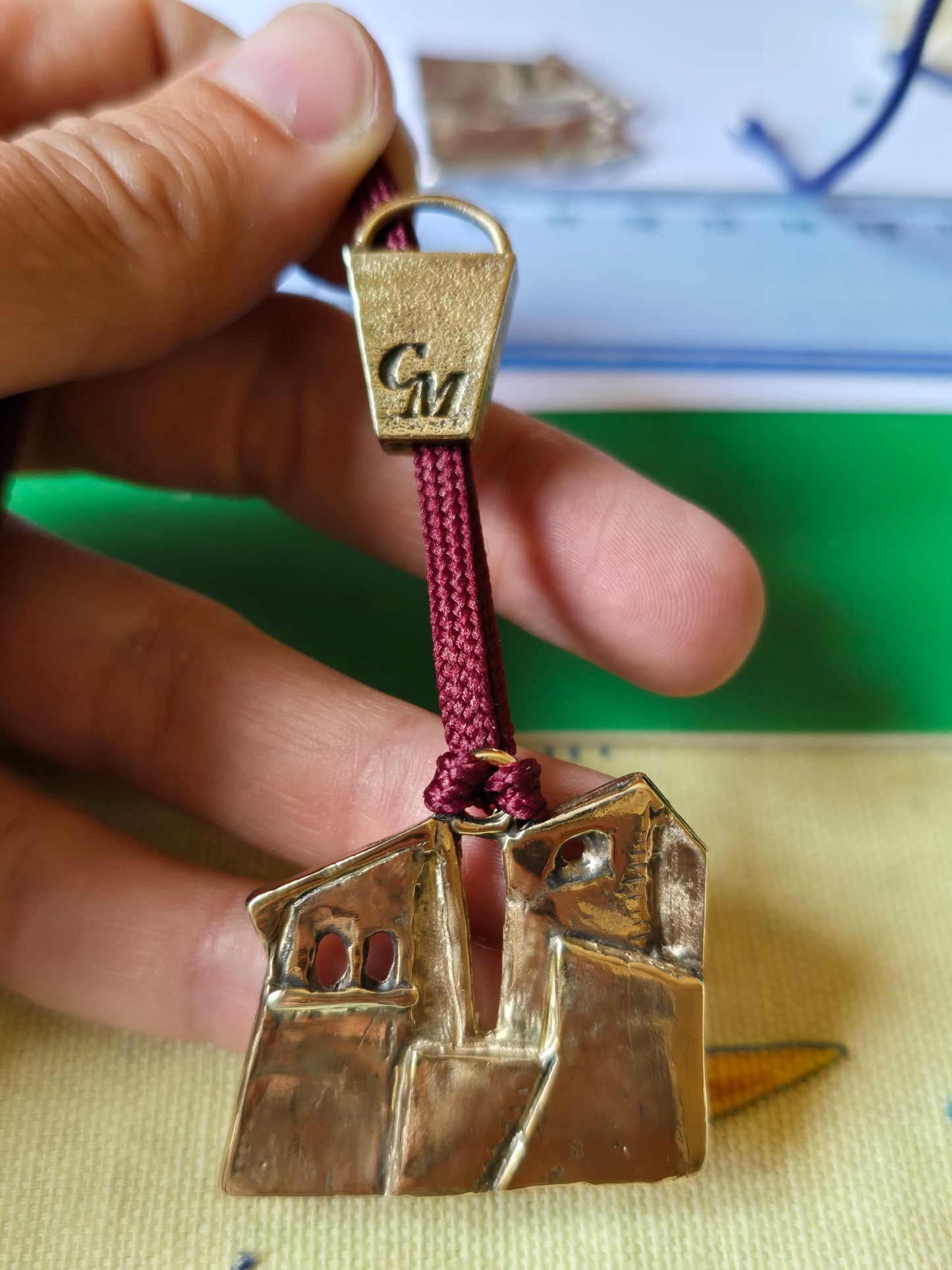 Castello di Bisaccia Keychain
