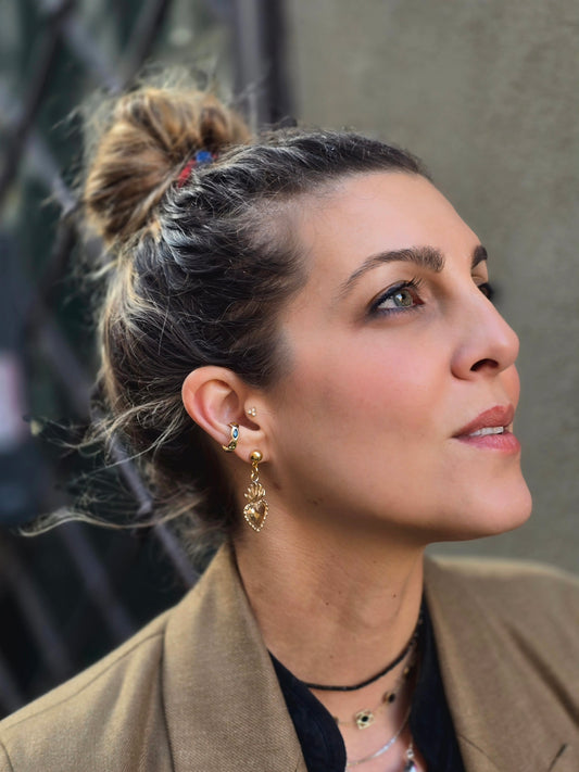 Arco-íris earcuff