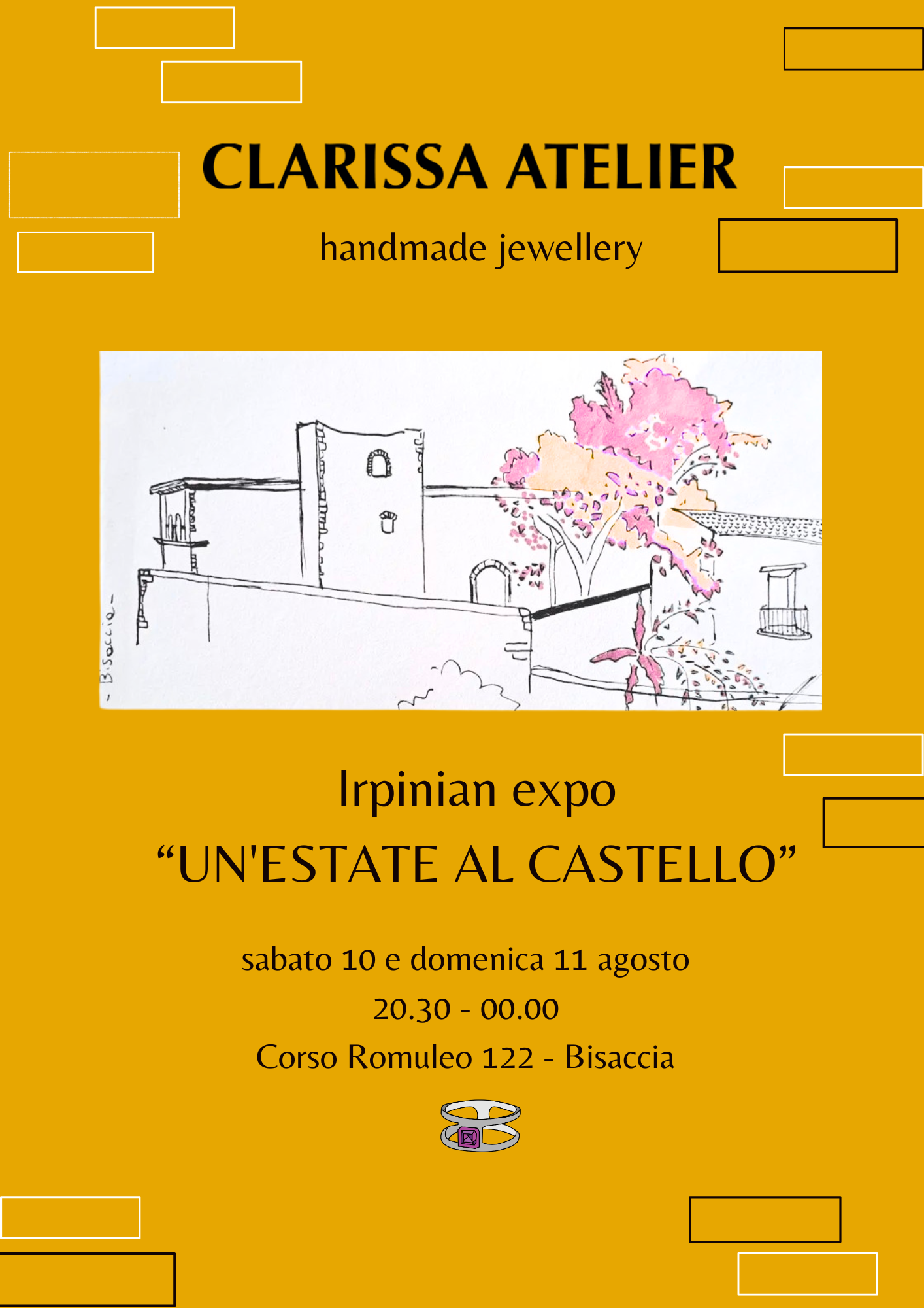 Castello di Bisaccia Keychain